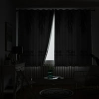 Затъмнени завеси за спалня - Grommet Термични изолирани завеси за потъмняване на стаята за хол, комплект панели
