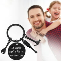 mnjin, ако татко не може да го направи, никой не може да се отвежда гаечен ключ за чук, инструмент за инструменти за ключодържател на ключодържател на ключодържател за татко f
