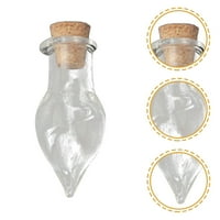 Мини стъклени бутилки с коркови стъклени буркани с оформени буркани за DIY занаяти