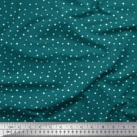 Soimoi Modal Satin Fabric Star Малка тъкан от печат край двора
