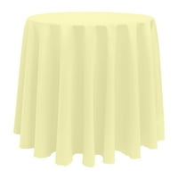 Ultimate Textile Round Polyester Linen Bastelloth - За сватба, ресторант или банкет