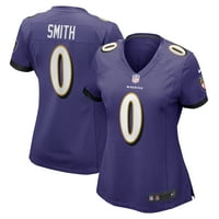 Женски Nike Roquan Smith Purple Baltimore Ravens Team Game Jersey