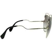 Miu Miu Scenique Collection Metal Womens Cat-Eye Sunglasses бледо златист възрастен