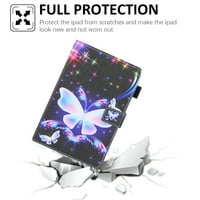 Случай за изцяло нов Kindle Fire Tablet 12-то поколение -multi-anging Viewing Stand Pu Folio Protection Case с автоматично сън събуждане, Twinkle Butterfly