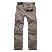 Jsaierl Men's Cargo Whinging Pants Бързо сухо леко дишащи се прави крак работни панталони за мъже с мулти джобове