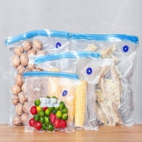 Вакуумни торбички за уплътнители Храна голям капацитет PE месо зеленчуково съхранение на уплътнителни торбички с въздушни клапи кухня