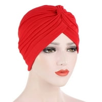 Tejiojio Fall Clearance Жените твърди индийски шапка мюсюлмански рак рак химио шапка шапка за опаковане на шапка