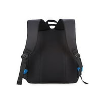 Fashnice Unise Bookbag Multi Pockets Backpack Протично кражба водоустойчива дневна дръжка Пътуване найлонов многофункционален пехотен одеяло ролка на открито черно голямо