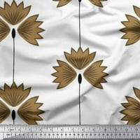 Soimoi Viscose Chiffon Fabric Artistic Floral Printed Fabric Wide