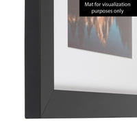 Arttoframes Black Picture Frame, тази черна рамка за плакати MDF е чудесна за вашето изкуство или снимки, идва с обикновена стъкло