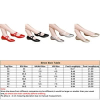 Crocowalk Lady Lady Soft Comment Round Toe Flats Anti Slip Low Top Dance Shoes Prom Lightweight затворен
