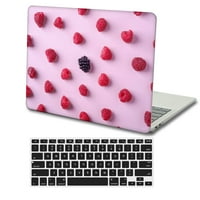 Kaishek Hard Case Shell Cover Само съвместим MacBook Air S + Черен капак на клавиатурата Модел A M1 A2179 A1932, USB Type-C Red Series 0021