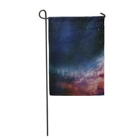 Blue Sky Universe изпълнени звезди Мъглявина и галактика Нощен градински флаг Декоративен флаг къща Банер