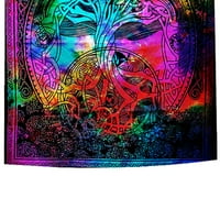Dewadbow Mandala Hippie висяща стена гоблен бохем психеделично одеяло