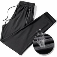 Товарни панталони за мъже горещ клирънс за продажба Мъжки спортни панталони кухи летни тънки разхлабени климатици с девет точки панталони