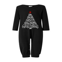 Tregren Christmas Pajamas for Family Christmas pjs съвпадащи комплекти лосове коледно дърво Christma Pajama Family Xmas Sleepear Set