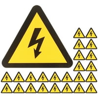 Листове от предупредителни токови удари подписва електрически шокове предупредителни стикери етикети етикети