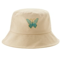 Шапка с плосък връх модна рибарка проста слънчева шапка слънцезащитен шапка глава за жена момиче