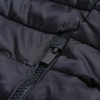 Voncos палта за мъже Просверие- Топло есен и зима ежедневни сгъстяващи леки якета за мъже размер на флота l