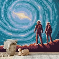 Milky Way Galaxy от Anderson Design Group - Peel & Stick Wall Mural - Ft. Ft