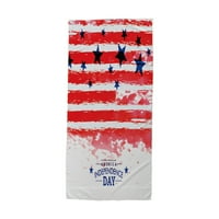 Домашен декор клирънс Американски флаг плажна кърпа извън рейс
