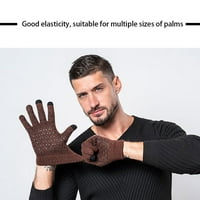 Geweyeeli чифт зимни топли ръкавици сензорен екран на открито туризъм колоездене към къмпинг памук плетени ръкавици, човек, кафе