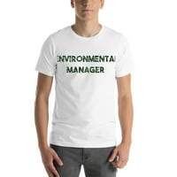 Тениска за памучна тениска с къс ръкав на екологичен мениджър от неопределени подаръци