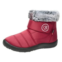 adviicd снежни ботуши за жени обувки топли снежни ботуши зима водоустойчив топъл антиплъзгащ ботуши Boot Boot High Lace Up Boots for Women Size 10