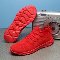 Ro Ro Mens Небрежни обувки за ходене Леки атлетични спортни обувки Дишащи се маратонки за бягане на мрежата