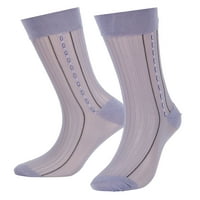 Deago 1- двойки мъжки копринени чорапи чисти рокли чорапи ултра тънки найлонови бизнес, така че летни готини чорапи на екипажа