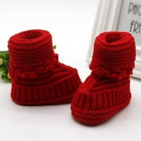 Малко дете новородено бебе плетене дантелено плетене на плетене на плетене на плетене на плетене на ръчни обувки Rd Chmora