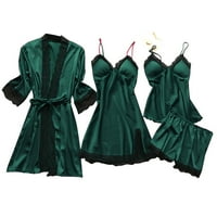 Комплекти за пижама за бельо за жени копринени дантели рокля рокля babydoll сънли