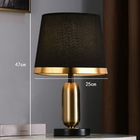 Toyella спалня креативна проста докосване Нощна светлинна лампа LAMP цилиндрична черна ЕС