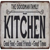 Goodman Family Kitchen Chic Metal Sign 106180039410
