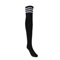 ДЕТИСБУЛНИ чорапи за жени Разчистване двойка бедро с високи чорапи над коляно момичета футболни чорапи черни