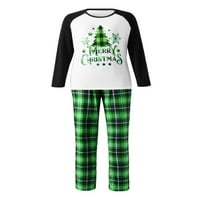 Yilvust Коледни семейни пижами съвпадащи комплекти Коледа празници за сън