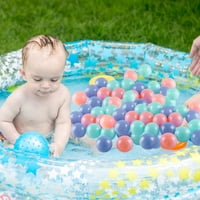 Taize детски топки за играчки без миризма еластична безопасна уплътнена с голям размер цветен познание многоцветна макарон цветни топки за басейн за басейн