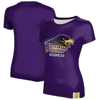 Бизнес тениска на Purple Purple Purple Montevallo Falcons