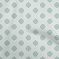 Oneoone Cotton Poplin Twill Sea Green Fabric Азиатски декоративни проекти за шевни занаяти от щампи от плат от двор широк